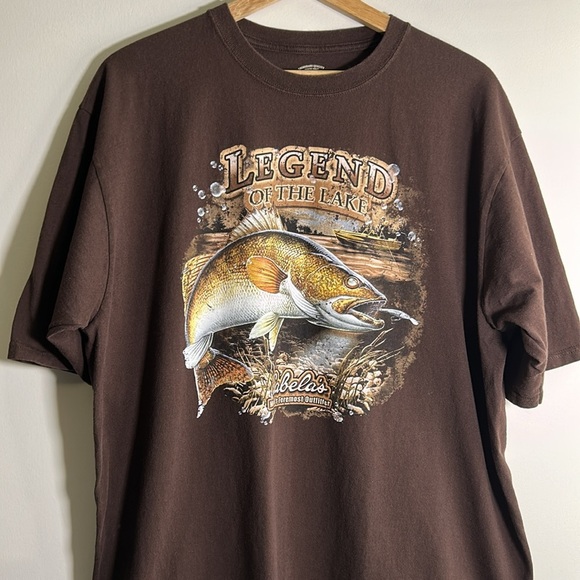 Men’s Cabela’s Fishing short sleeve brown T-Shirt‎ size XL - Picture 2 of 6